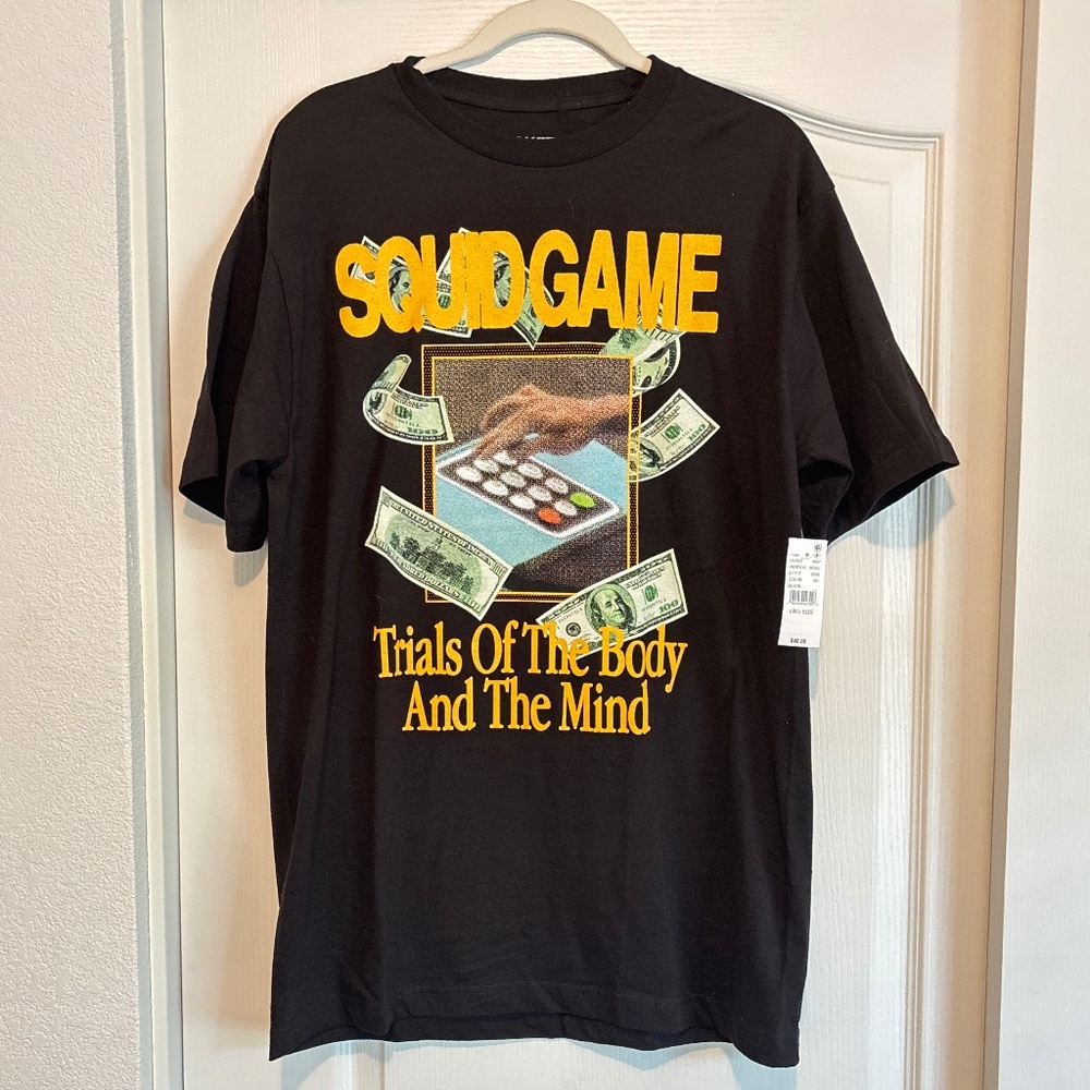 Squid Game PacSun/Market/Netflix Short Sleeve T Shirt NEW